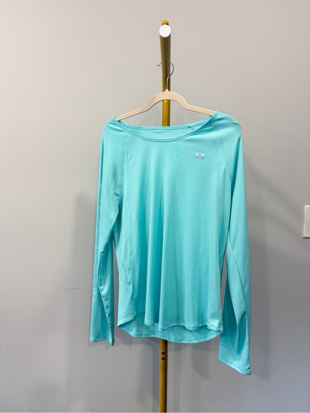 Under Armour Women's Long-Sleeve Top - Aqua Blue